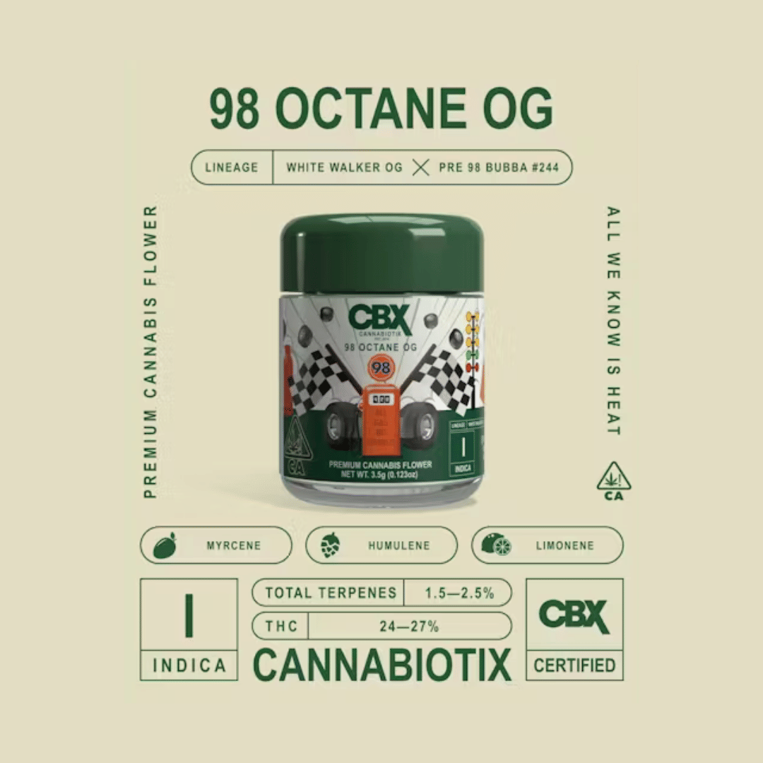 98' OCTANE 3.5G FLOWER - CANNABIOTIX -  - $43 - Flowers