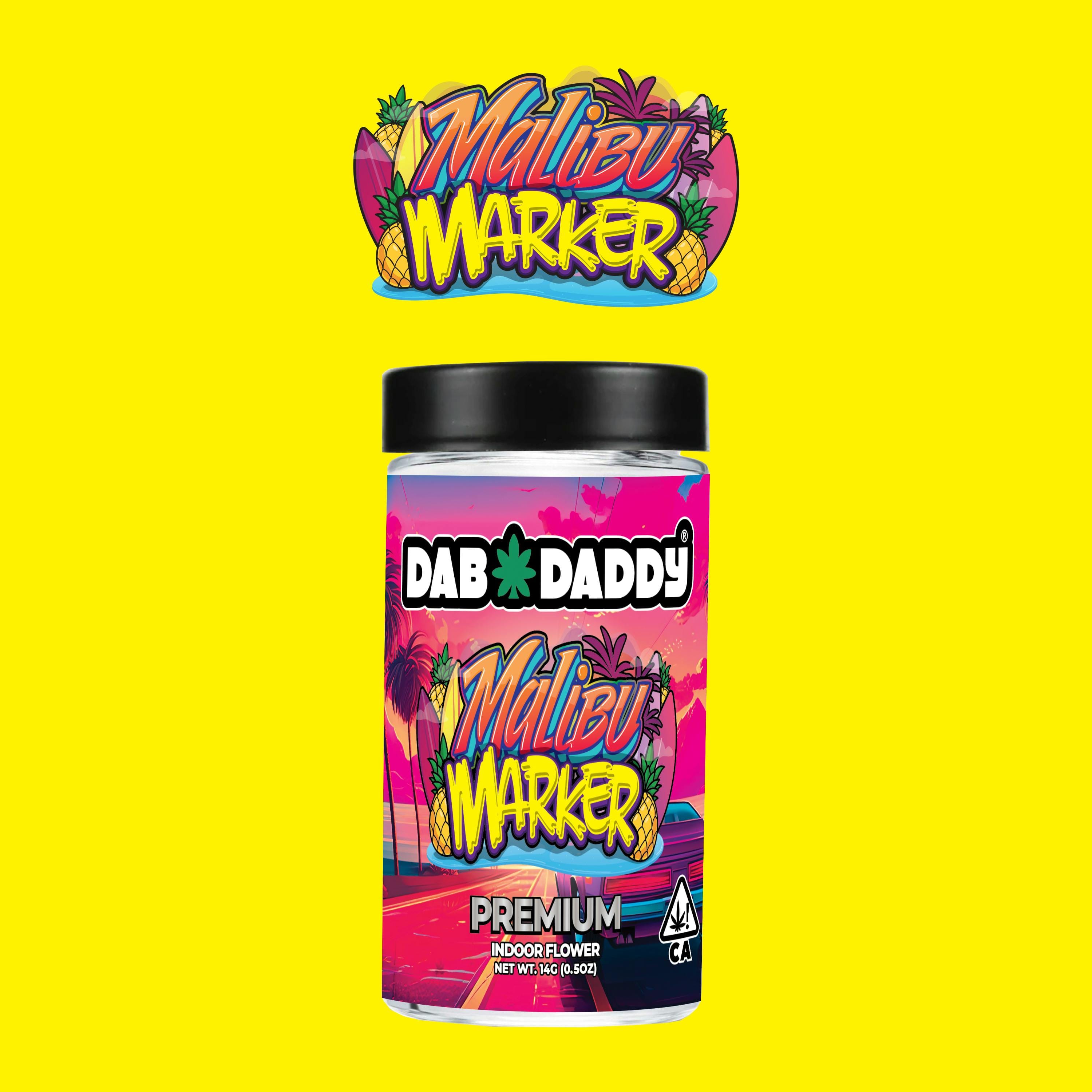 Malibu Marker 14g Premium Indoor Flower - Dab Daddy -  - $57.62 - Flowers