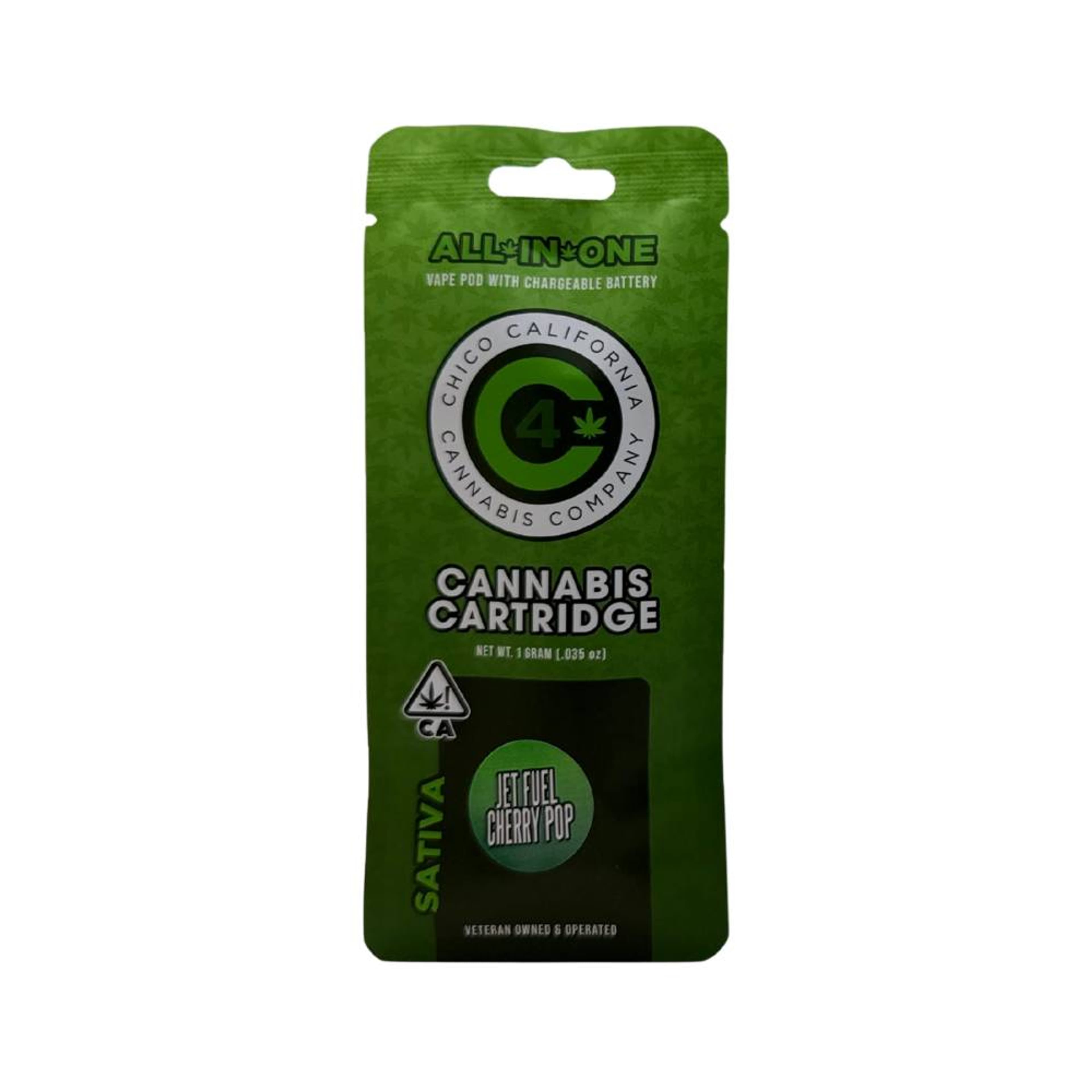 Jet Fuel Cherry Pop - 1g Resin Disposable - Mission Organic Farms - 1g Dispo - Sativa - $15 - All-In-One (Disposables)