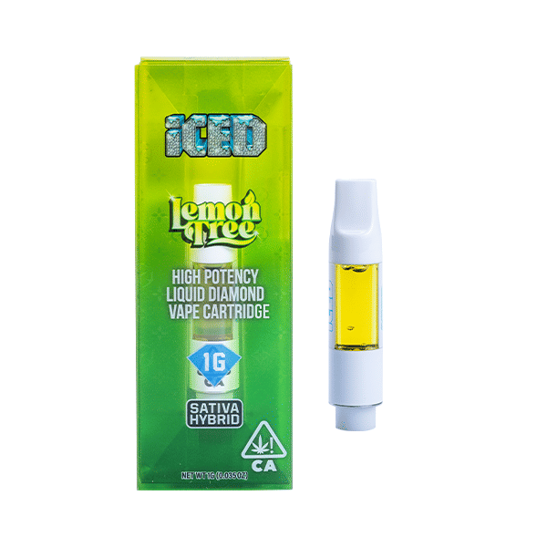 Lemon Tree  - 1g Diamond Cart - ICED - 1g Cart - S/H - $18 - 510 Cartridges