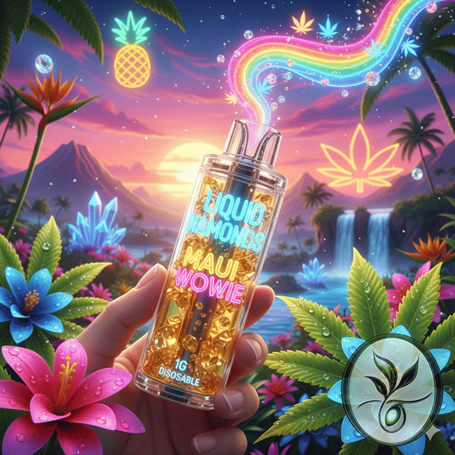 Maui Wowie Rythm Pen- 1g Disposable- (Liquid Diamonds)