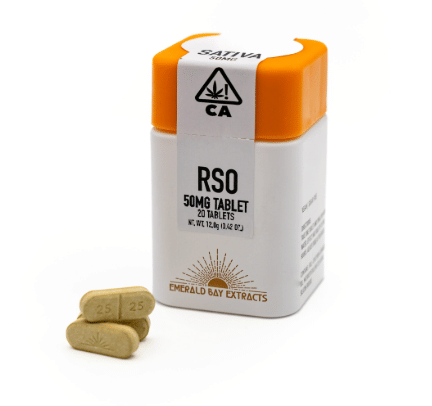 Emerald Bay: Blueberry Fuego - 50mg RSO Tablets - Emerald Bay Extracts -  - $57 - Tablets & Capsules