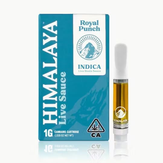 ROYAL PUNCH LIVE RESIN 1G CARTRIDGE - Himalaya -  - $30 - Vaporizer