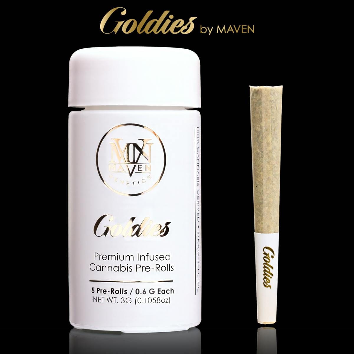 BluZangria Goldies Infused Pre-Rolls 5-Pack [3g] - Maven Genetics -  - $25.21 - Pre-Rolls