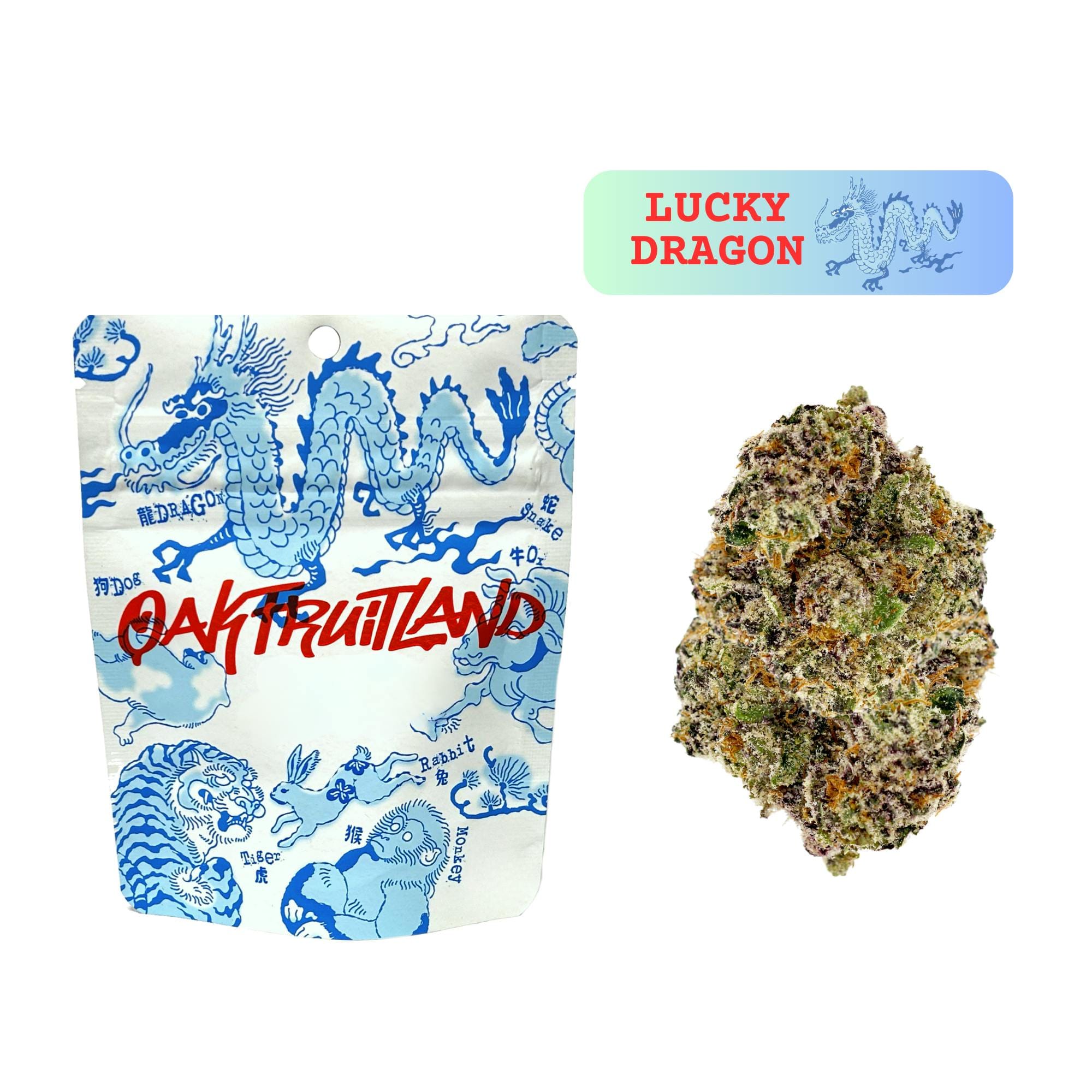 Lucky Dragon - OakFruitLand - Eighth - $32 - Flower