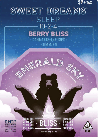 Emerald Sky Gummies - Emerald Sky - Mellow Melon 2:2:10 - $12 - Edibles