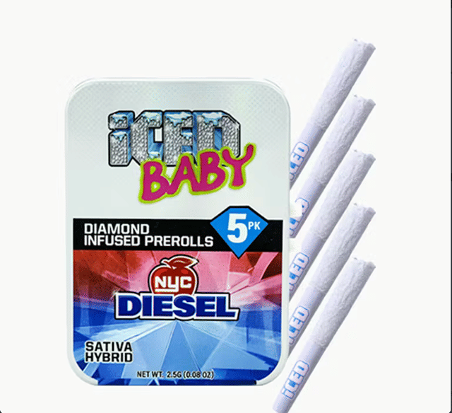 NYC Diesel - Infused Pre-Roll - 0.5g - 5pk - 2.5g - (S/H)