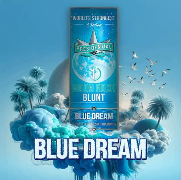 Presidential - Blue Dream - Moon Rock Blunt - 1.5g - Presidential - Blunt - $18.99 - Blunts