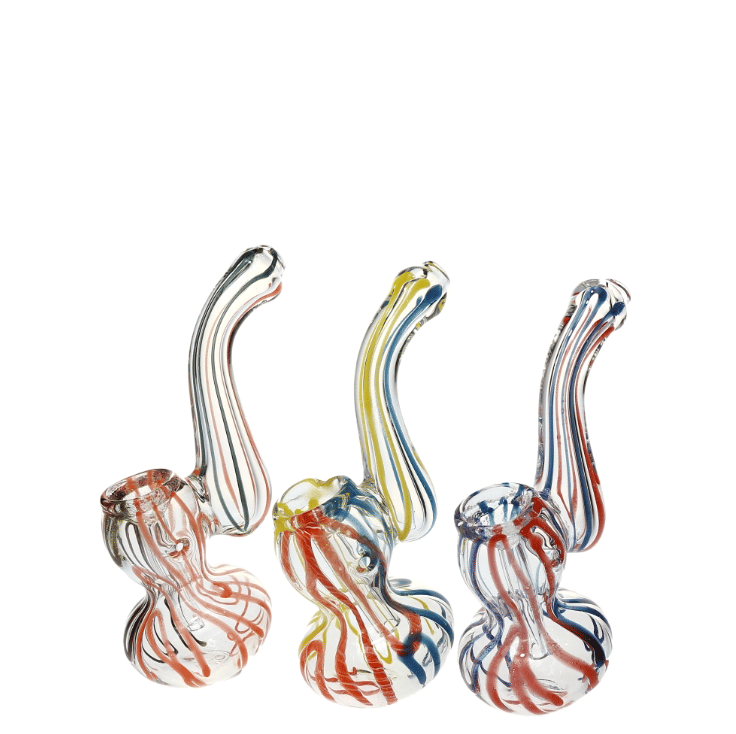 4" Inside Out Sherlock Glass Bubbler - The Showcase - 4" Inside Out Bubbler - $20 - Accessories