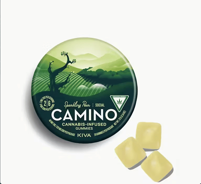 Social | Sparkling Pear THC:CBD 1:3 Gummies | 40mg | 20ct | 2mg/ea