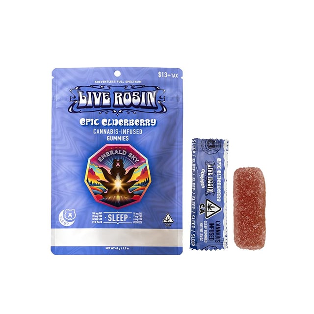 Epic Elderberry | 100mg Live Rosin Gummies