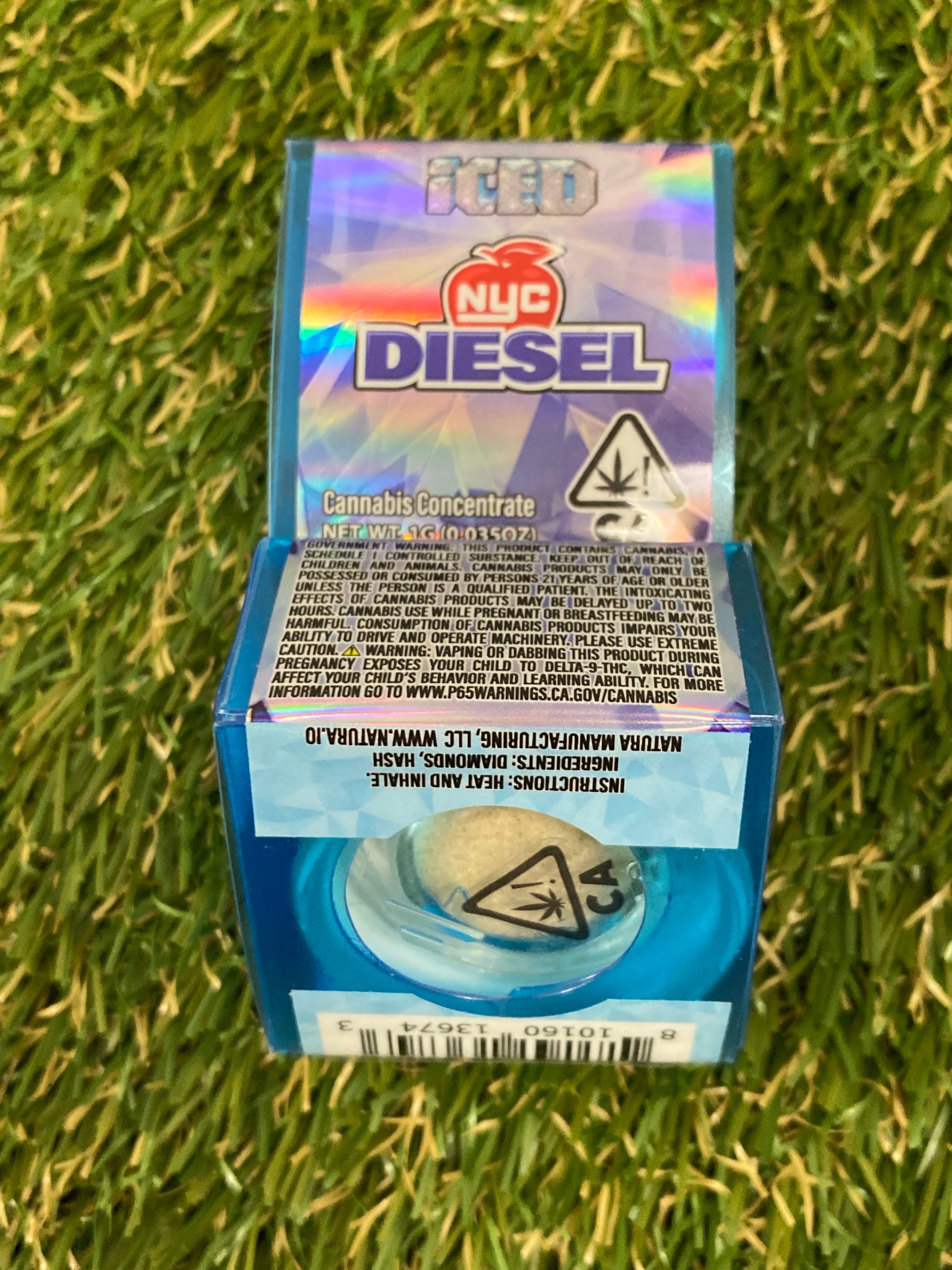 NYC DIESEL DIAMOND HASH 1G - ICED -  - $10 - Other Concentrates (weight - each)