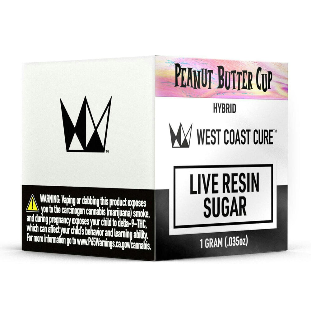 Peanut Butter Cup (H) Live Sugar - West Coast Cure - Peanut Butter Cup Live Sugar - $18 - Concentrates
