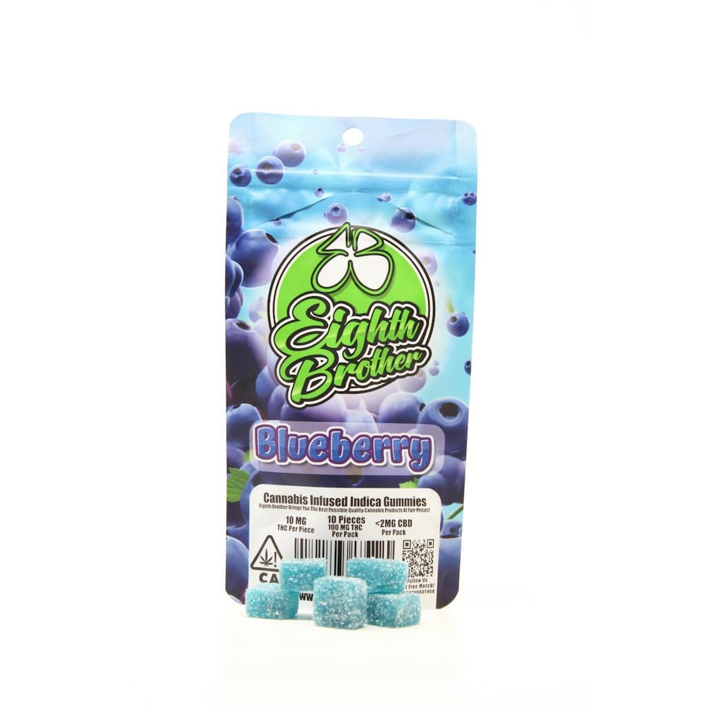 Blueberry - 100mg Gummies - Eighth Brother - Gummy - Indica - $6 - Gummies