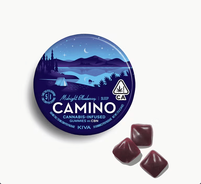 Sleep | Midnight Blueberry THC:CBN 5:1 Gummies | 100mg | 20ct | 5mg/ea