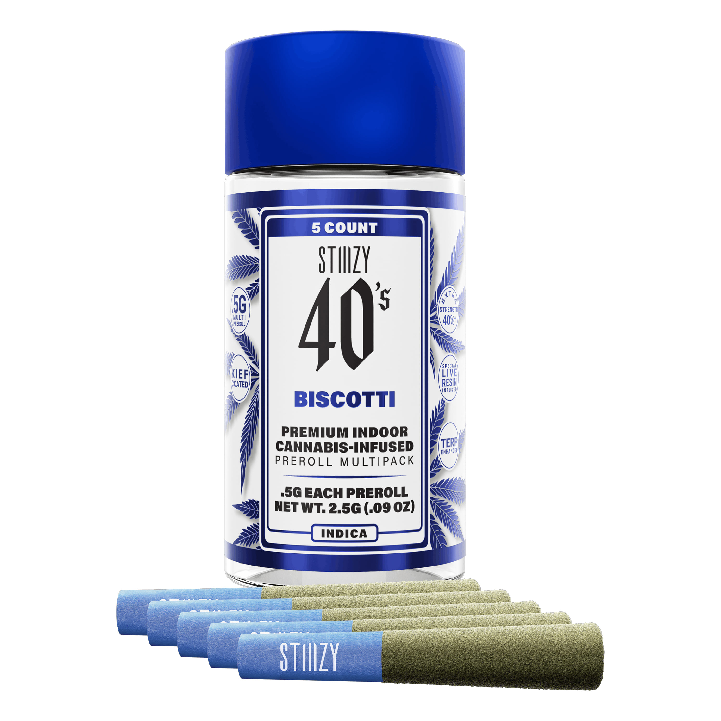 Biscotti Mini Preroll 5pk (I) *B2G1 EVERYDAY* *SPECIAL PRICING* - Stiiizy - Biscotti (I) - $24 - Pre-Rolls