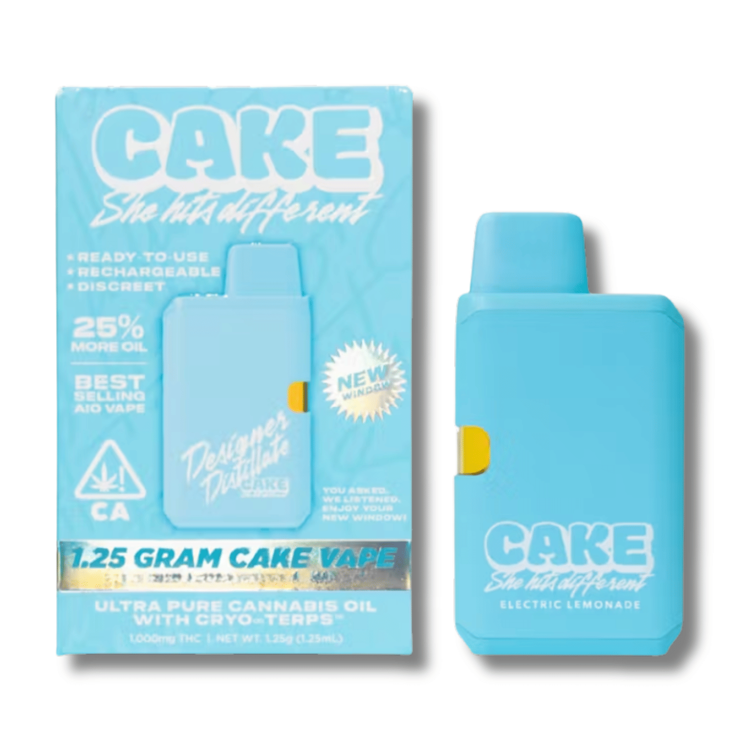 Space Cake 1.25g AIO - Cake -  - $23.74 - Vapes