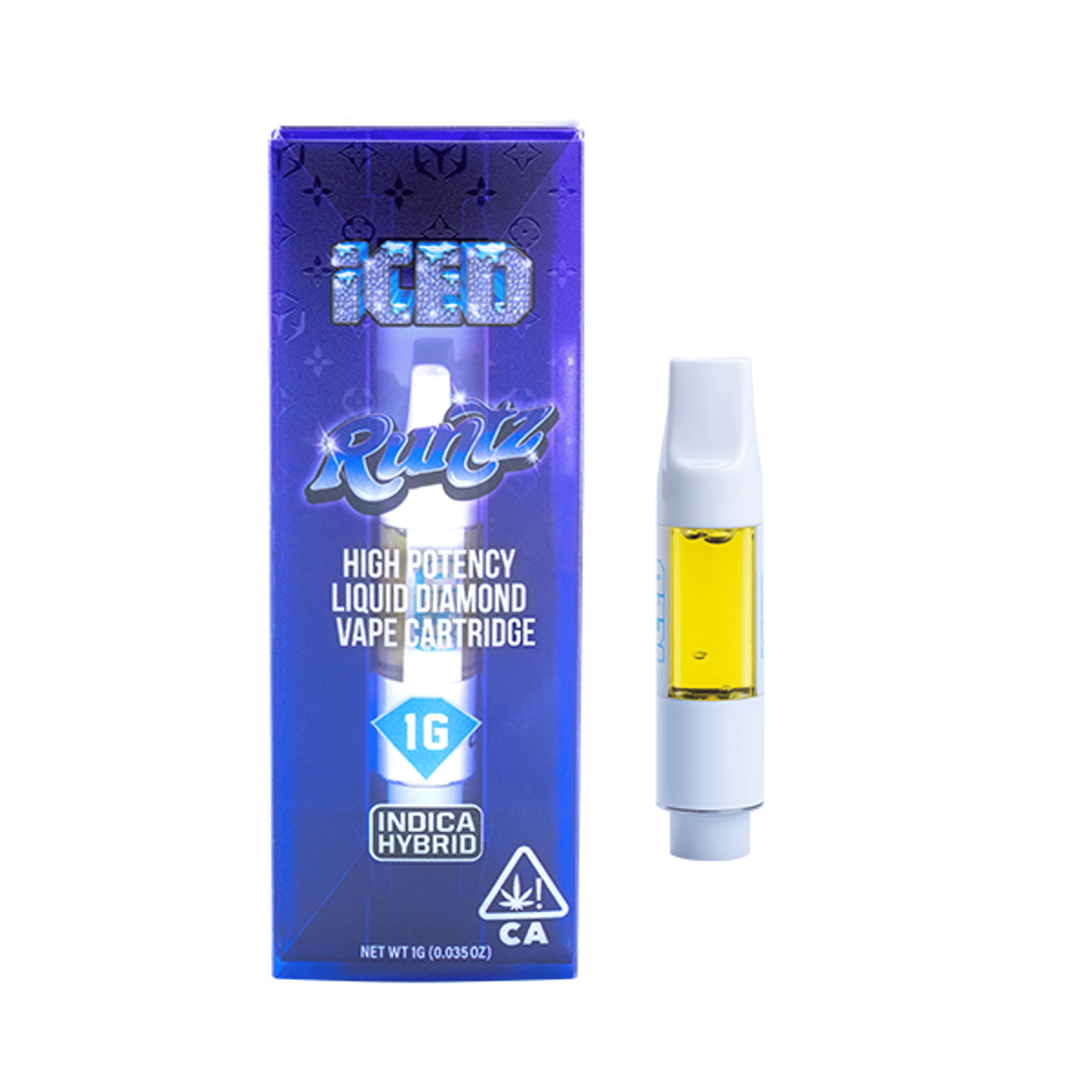 Runtz - 1g Diamond Cart - ICED - 1g Cart - Indica - $18 - 510 Cartridges