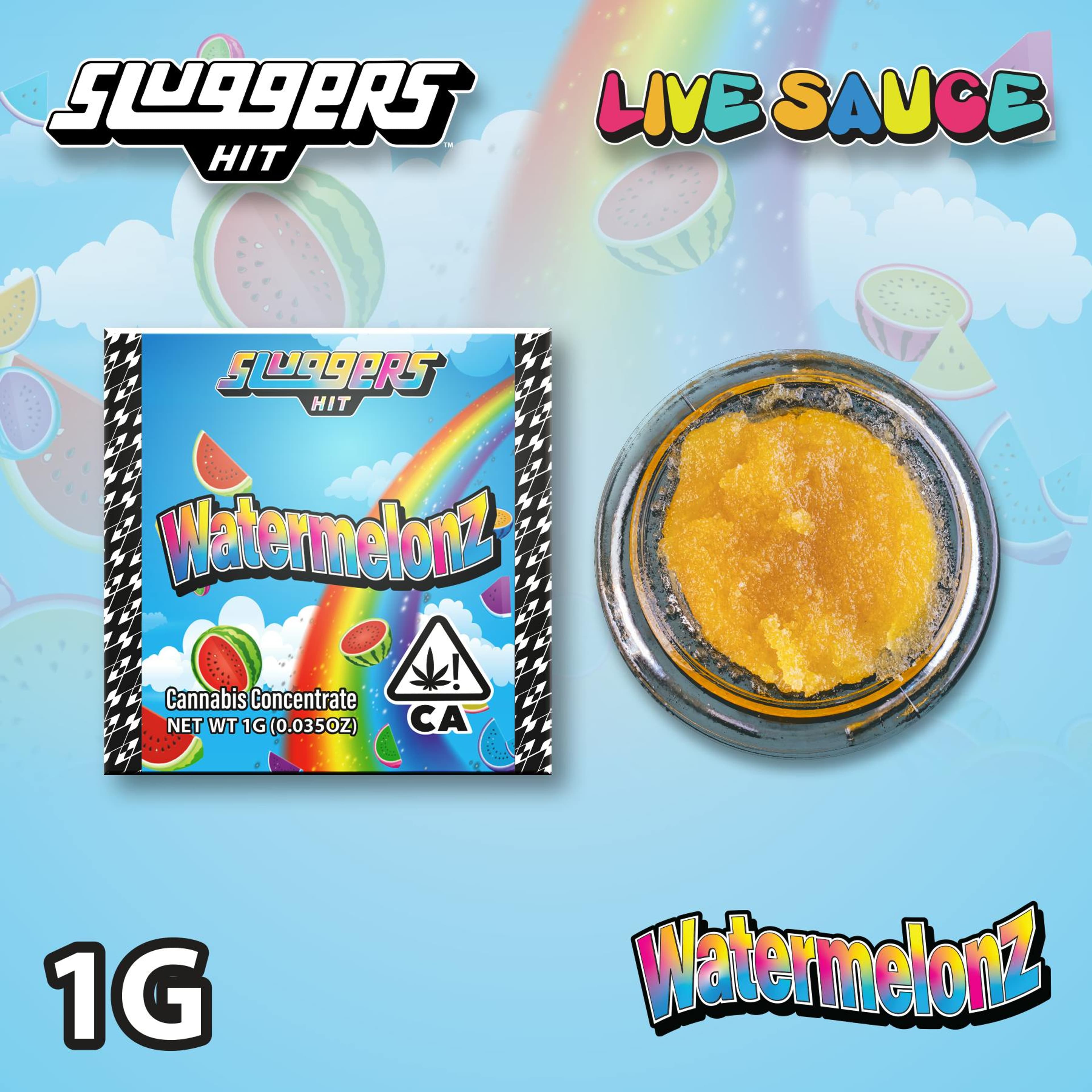Watermelon Z 1g Live Sauce - Sluggers Hit - - $23 - Concentrate