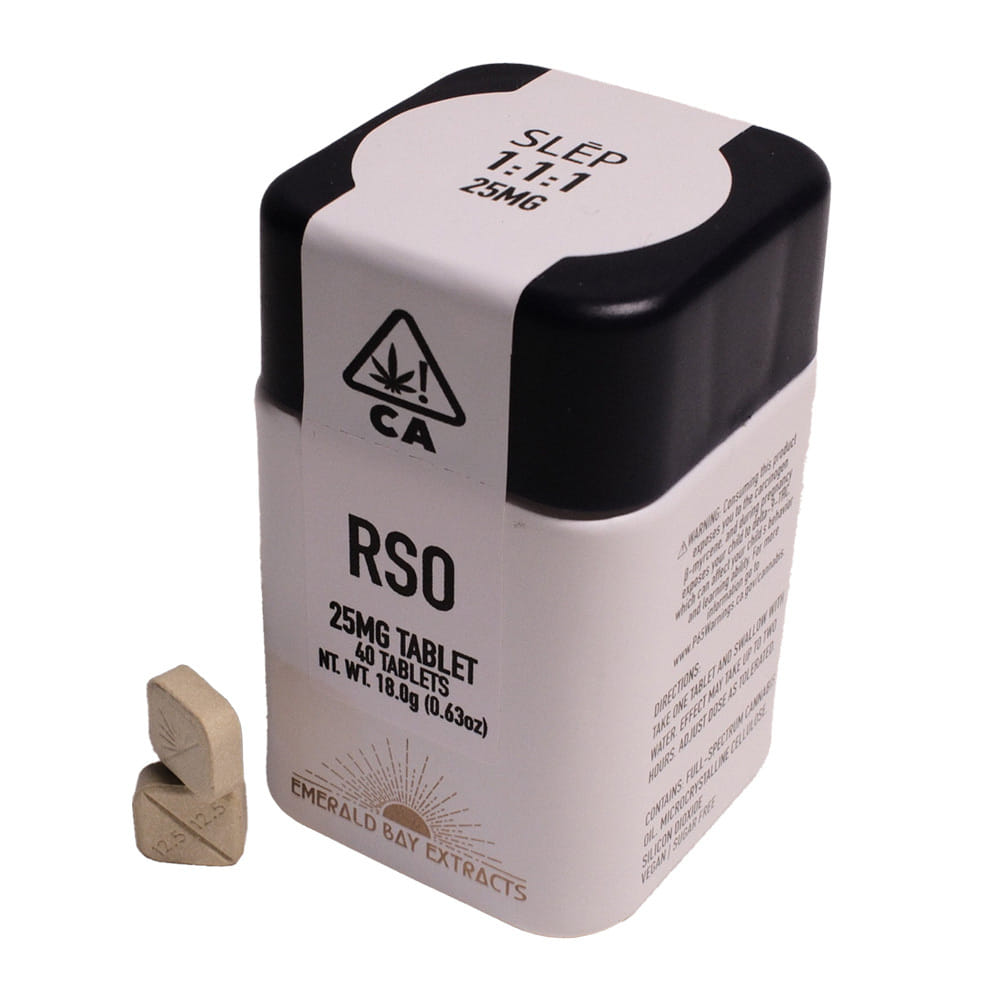 RSO Tablets - Sleep 1:1:1 - Emerald Bay Extracts - Sleep Tablets - $45 - Tinctures