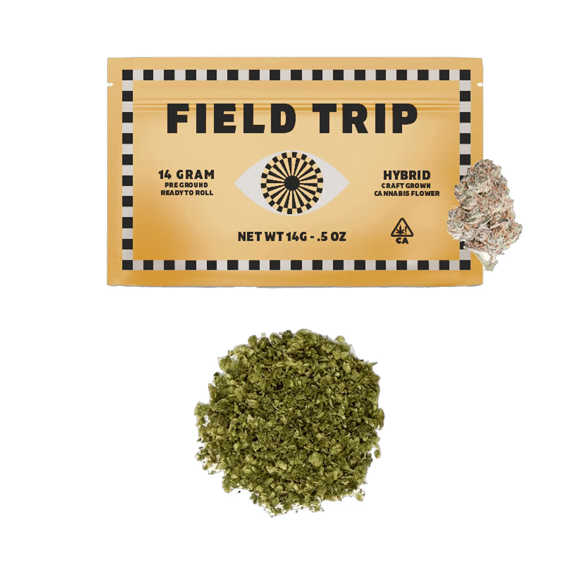 Ghost OG - Ready to Roll - Pre-Ground Flower - Field Trip - 14g - $29.74 - 4mo+ Flower (Date in Description)