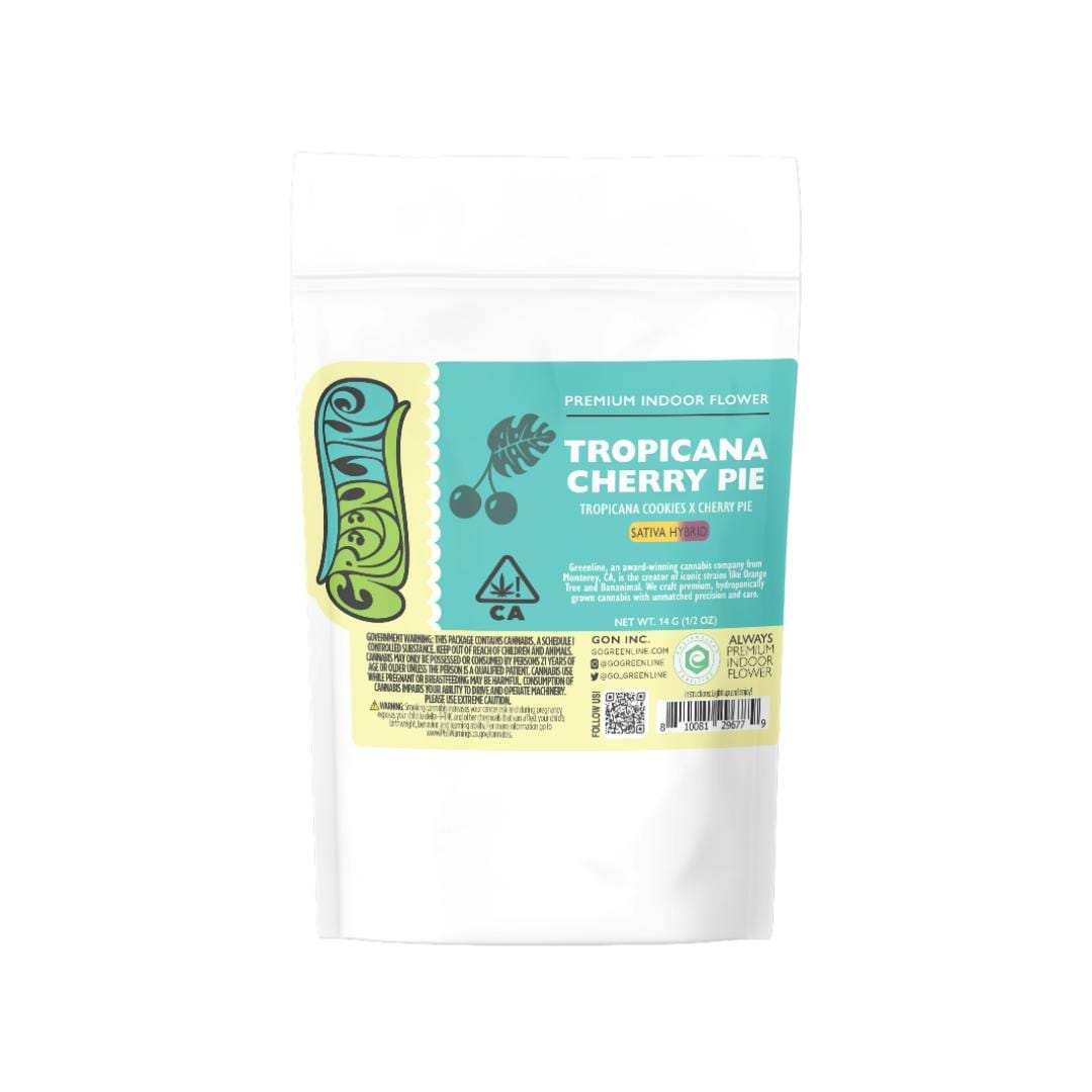 TROPICANA CHERRY PIE 14G - Greenline -  - $63 - Flower