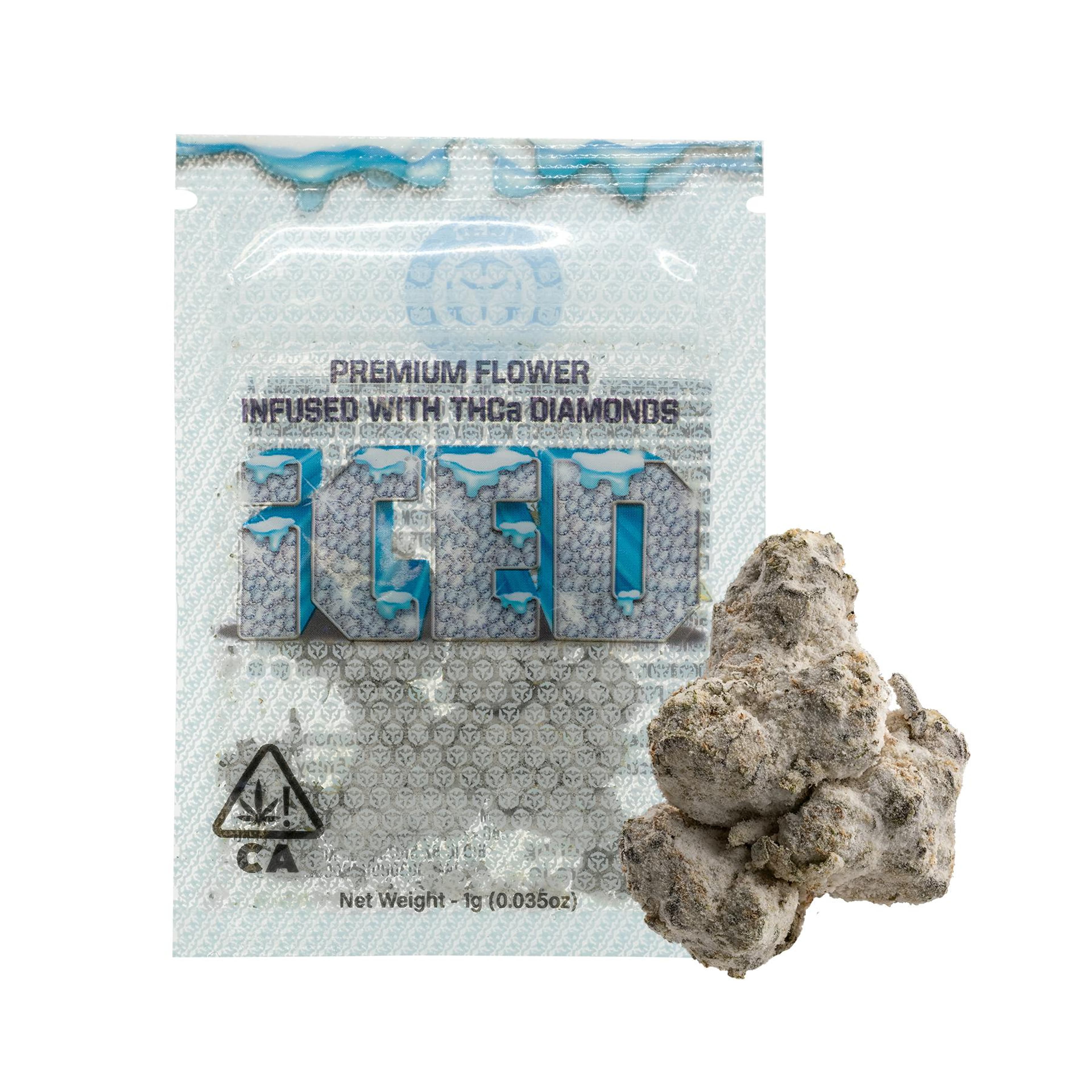 ICED - Blue Zushi - Diamonds Frosted Flower - 1g - ICED - BZ - AA Flower+ - 1g - $11.99 - Indoor Flowers