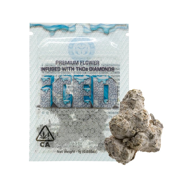 ICED - Blue Zushi - Diamonds Frosted Flower - 1g