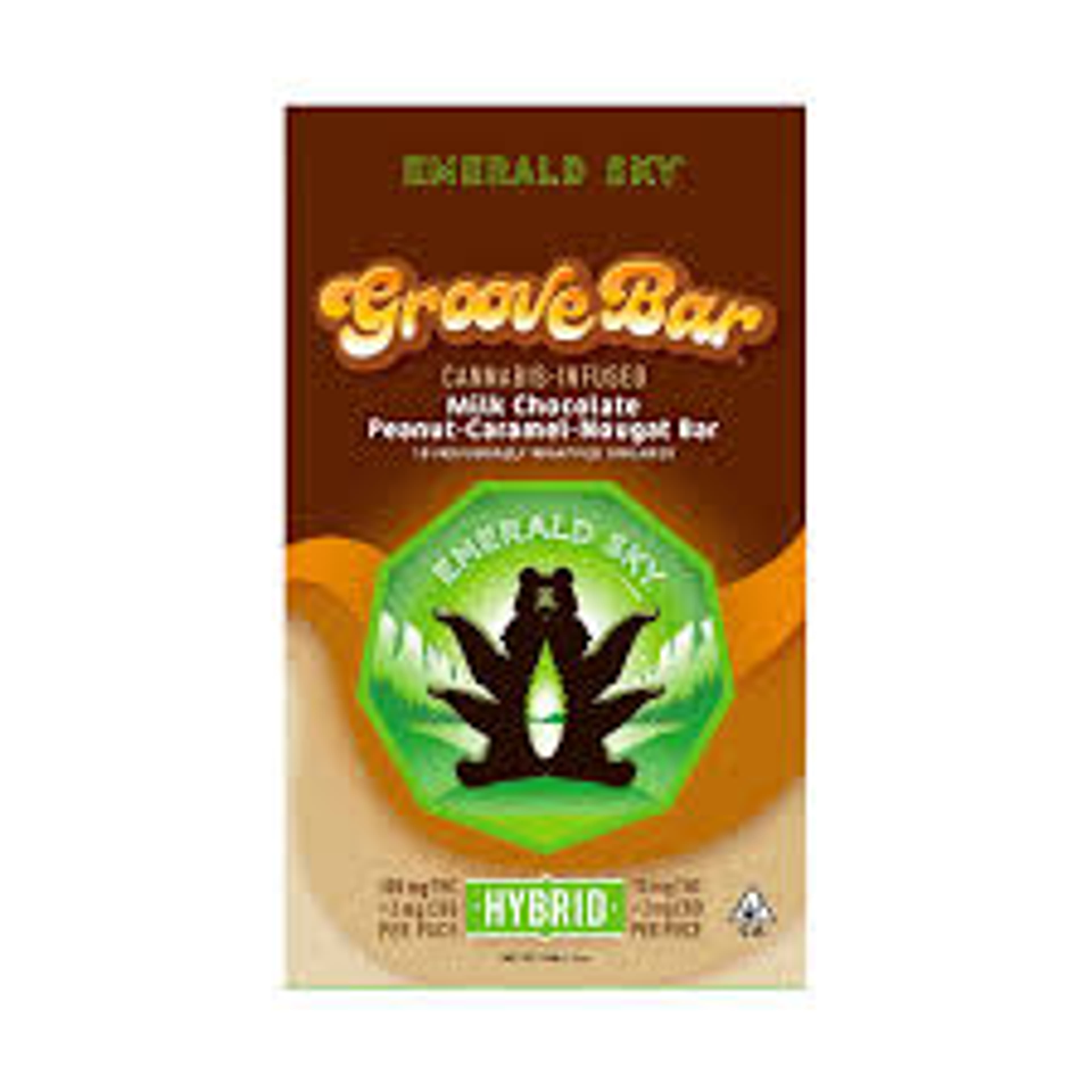 Live Rosin GrooveBar 10ct 100mg (snickers mini) - Emerald Sky - - $24 - Edibles
