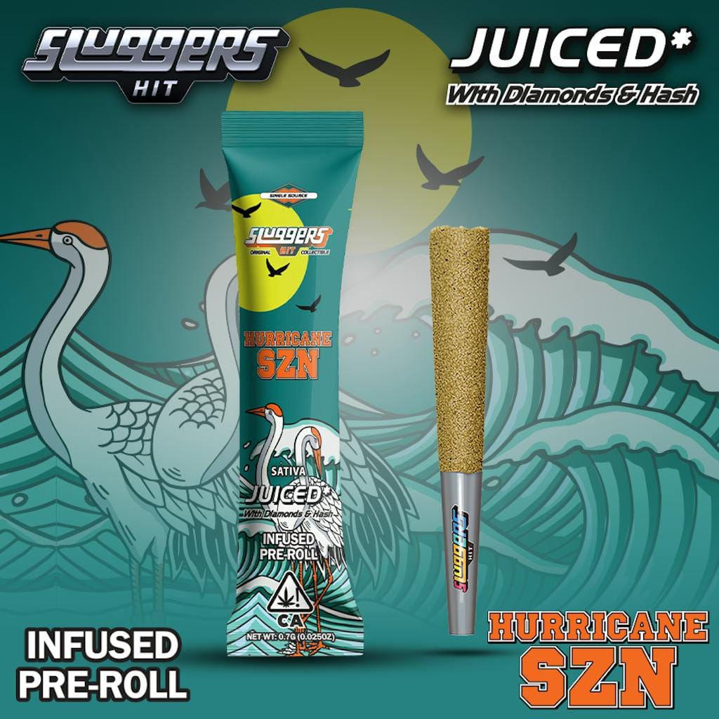 Hurricane SZN - .7g Infused Preroll - Sluggers - Infused Preroll - Sativa - $8 - Infused Pre-Rolls