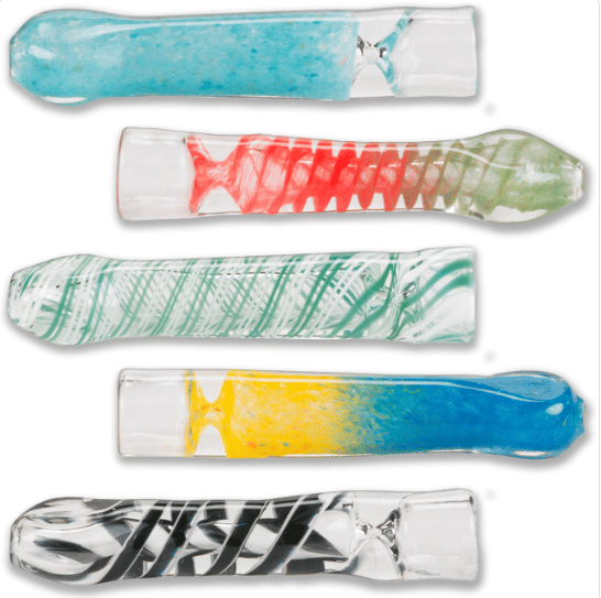 3' Chillum Assorted Colors - High Mountain Imports -  - $4 - Accessories