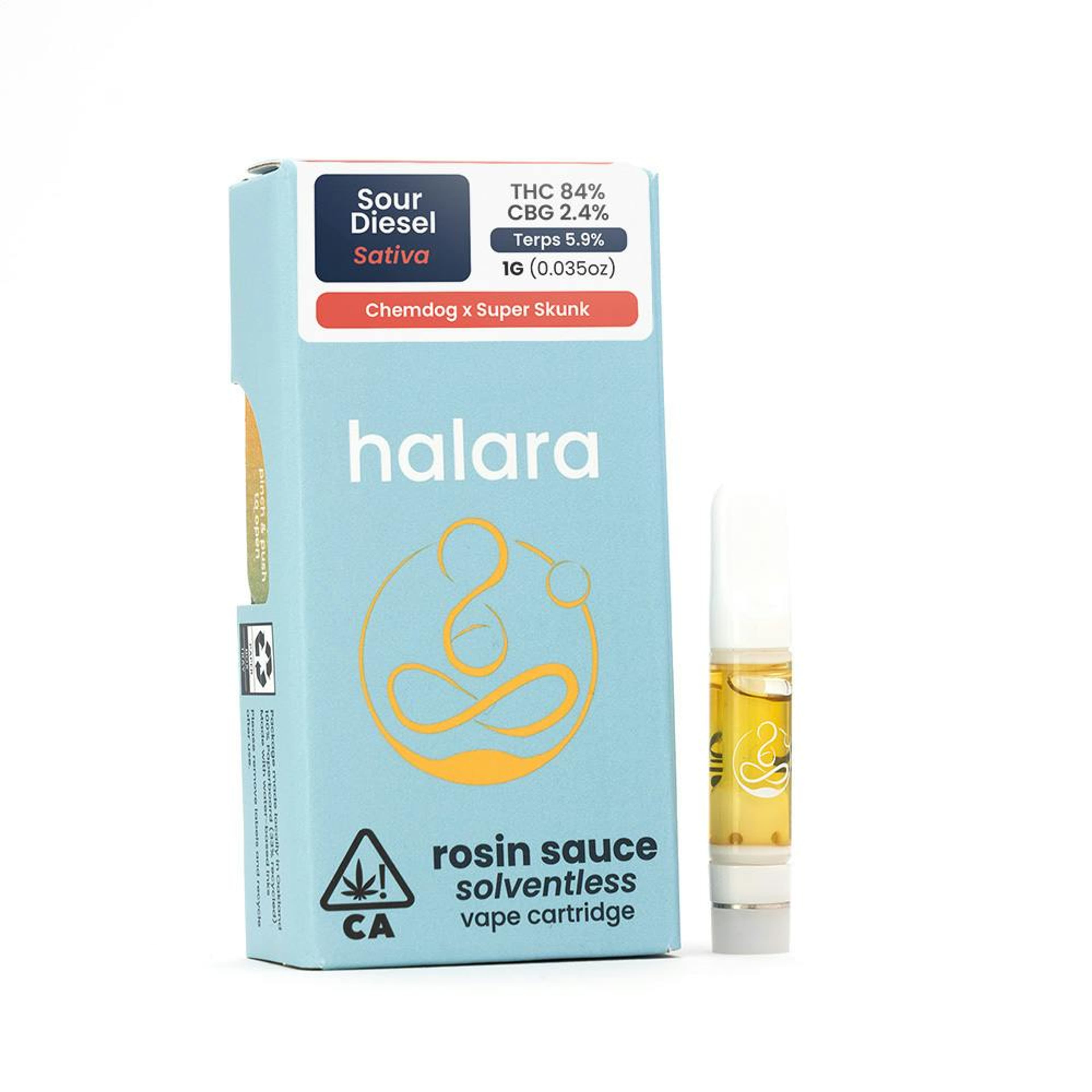 Sour Diesel Runtz Rosin Sauce Cartridge - Halara - Gram - $41.25 - Cartridges
