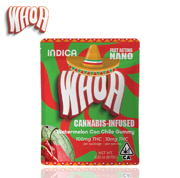 WHOA - Watermelon Con Chile Gummies - 100mg *B2G1 EVERYDAY* - Whoa -  - $7.99 - Edibles