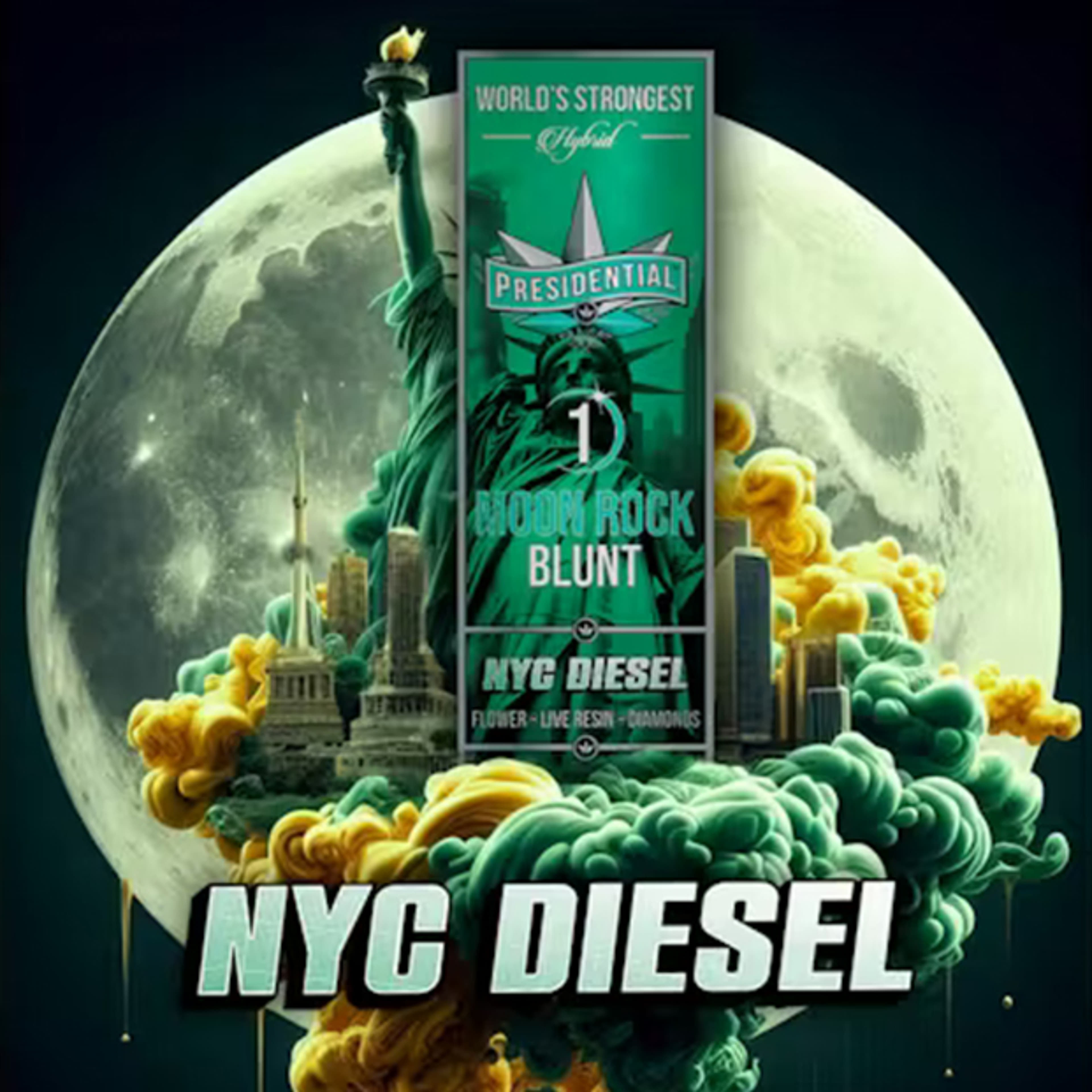 Presidential - NYC Diesel - Moon Rock Blunt - 1.5g - Presidential - Blunt - $18.99 - Blunts