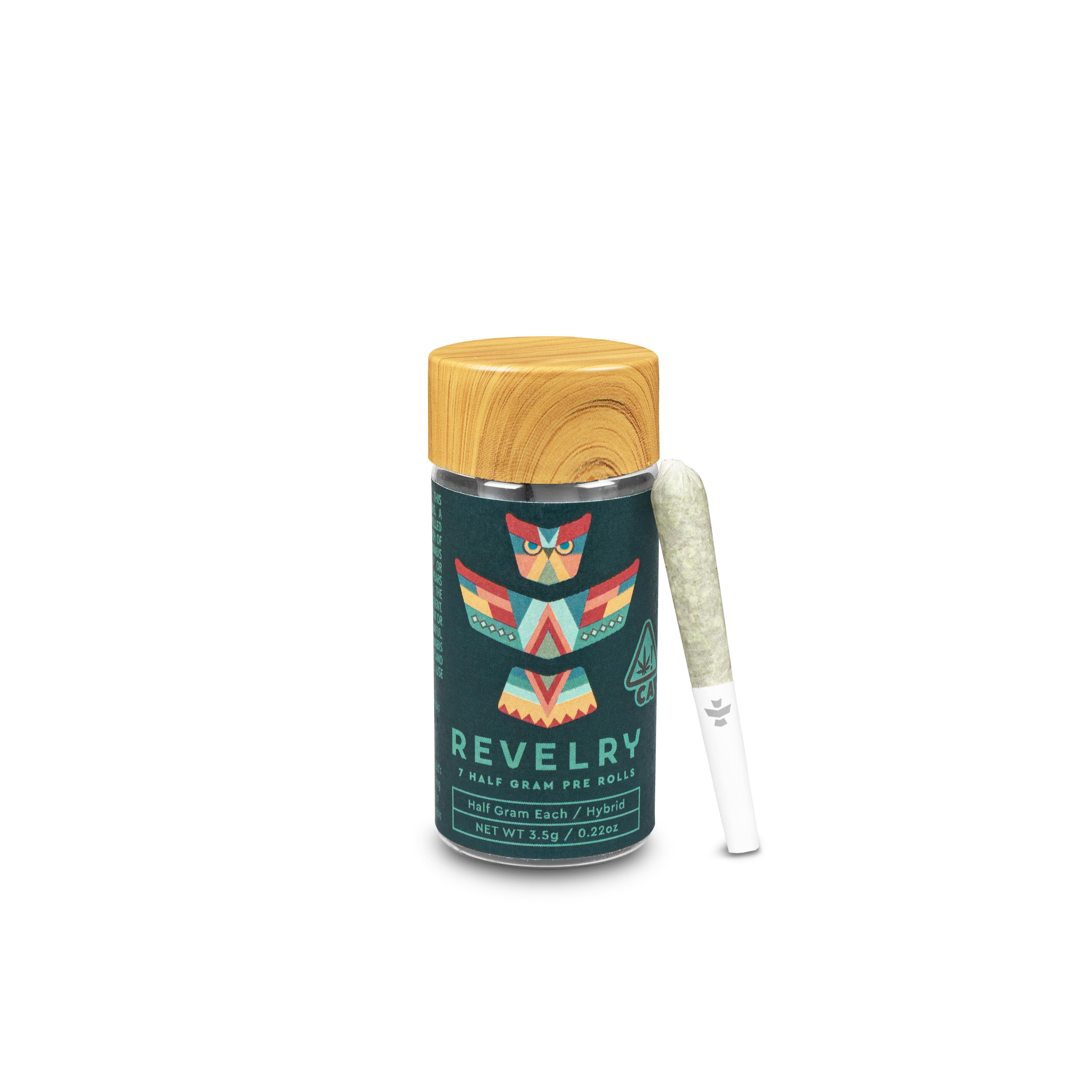 Revelry: Peanut Butter Cups - Hybrid - Pre Roll 7pk (3.5g) - Revelry Herb Co. -  - $27 - Pre-Rolls