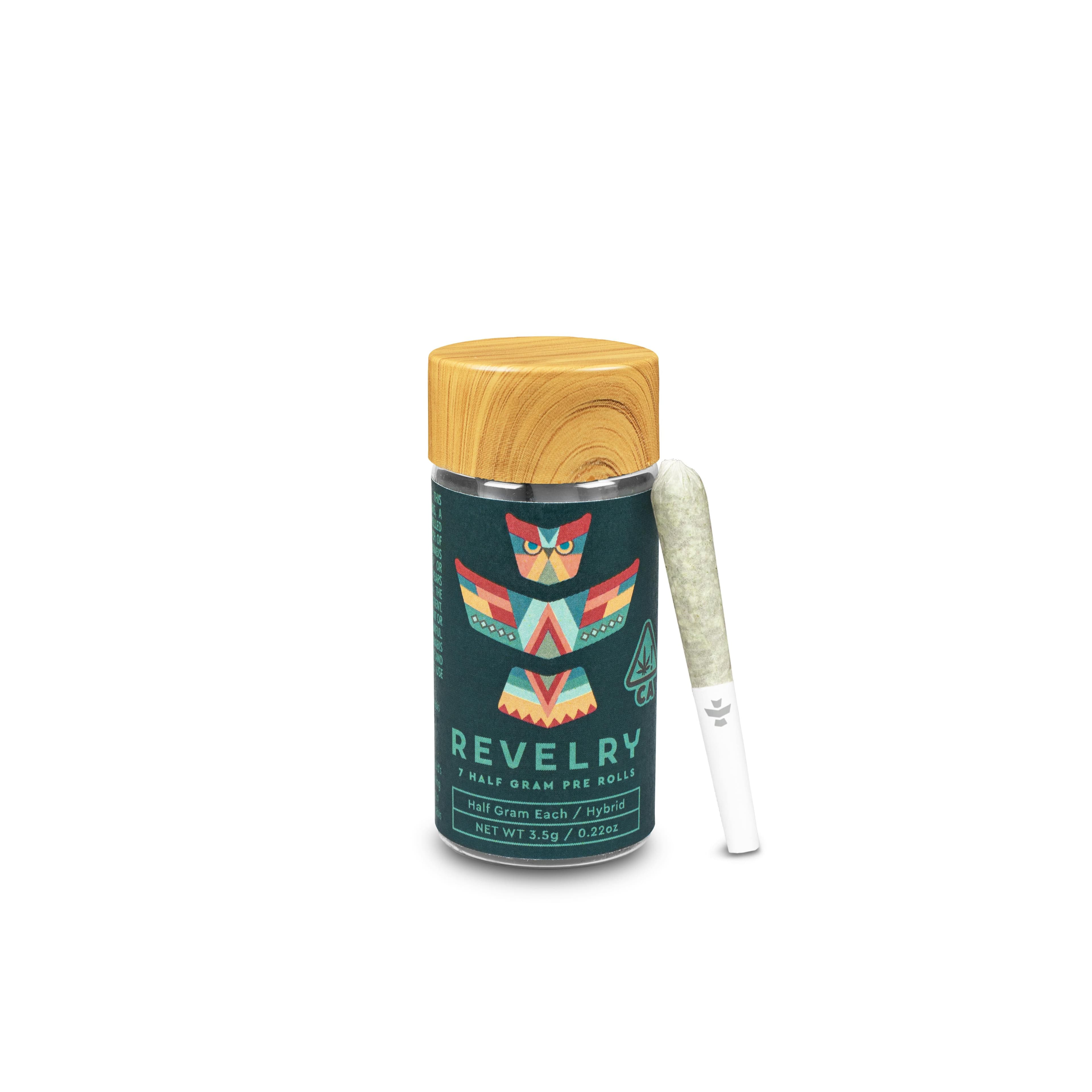 Revelry: Peanut Butter Cups - Hybrid - Pre Roll 7pk (3.5g) - Revelry Herb Co. - - $27 - Pre-Rolls