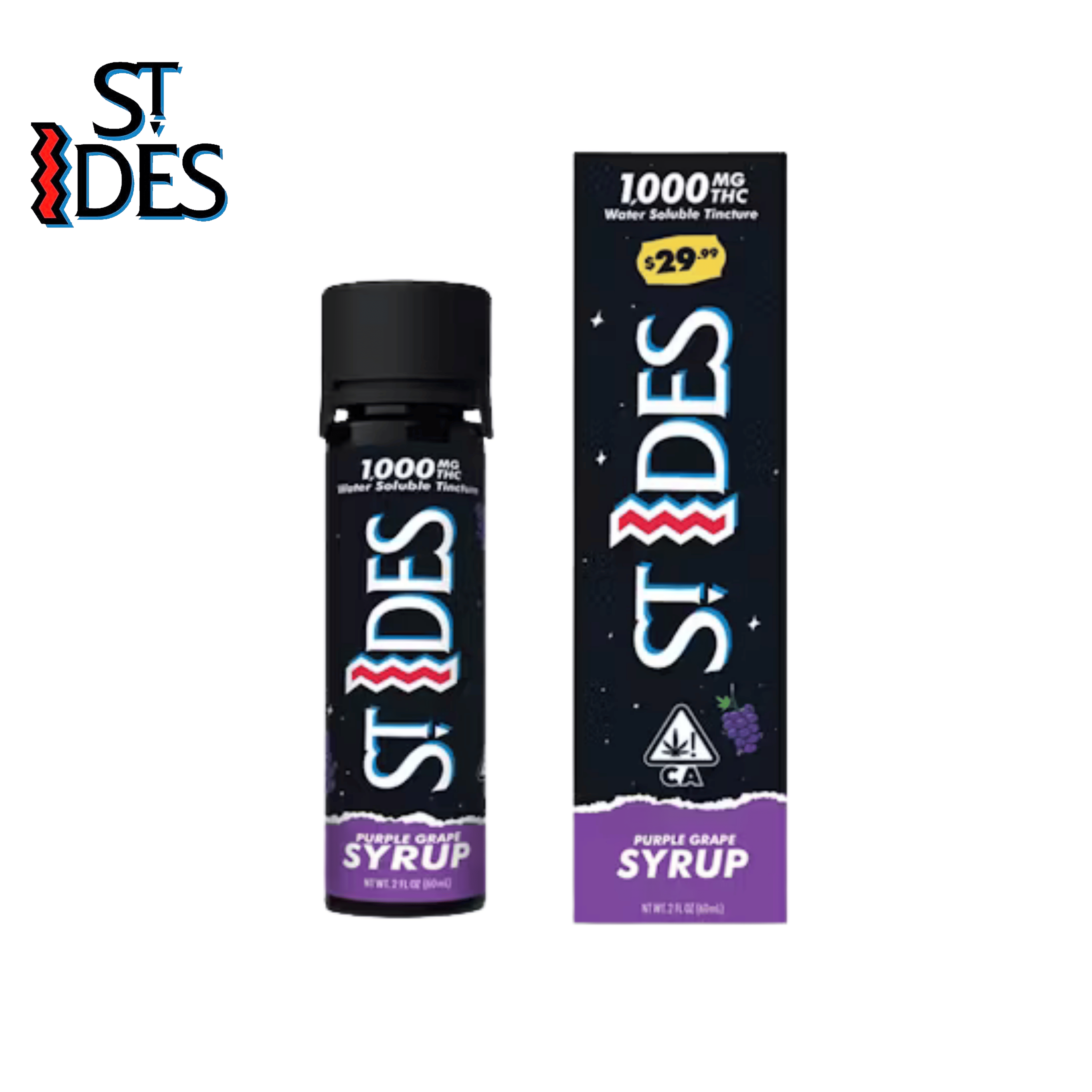 St. Ides - Purple Grape - Syrup - 1000mg - 2 oz. - St. Ides - Purple Grape Syrup - $29.99 - Beverages