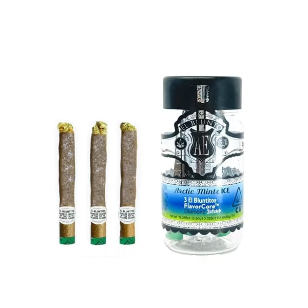 El Bluntito: Arctic Mintz Frost FlavorCore Diamond Infused Blunt 3 Pack - El Blunto - 2.5 Gram - $35 - Pre-Rolls