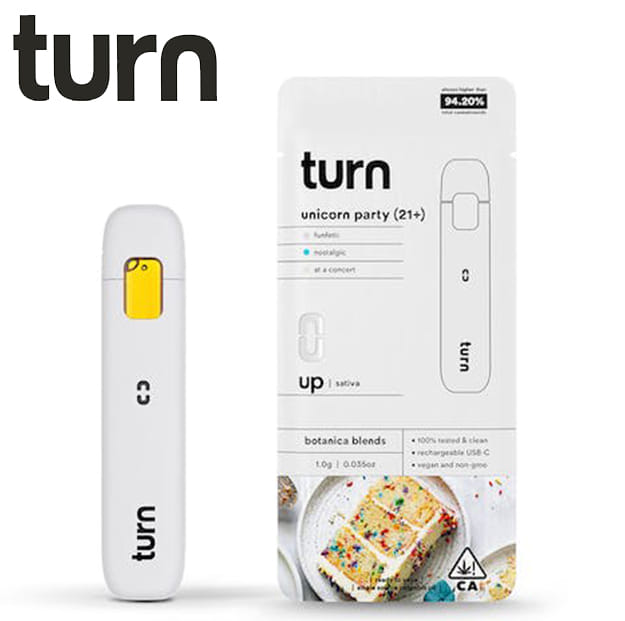 Turn AIO - Unicorn Party - Botanica Blends All In One Vape - 1g - Turn - BB AIO - $21.97 - Disposable Vape Pens (All In One)