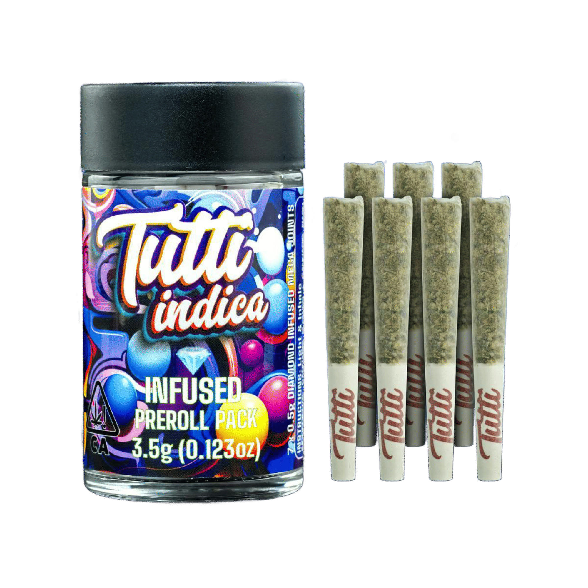 Bacio - Diamond Infused - Pre-Rolls - Tutti - 3.5g (7-Pack) - $39.99 - Infused Pre-Rolls