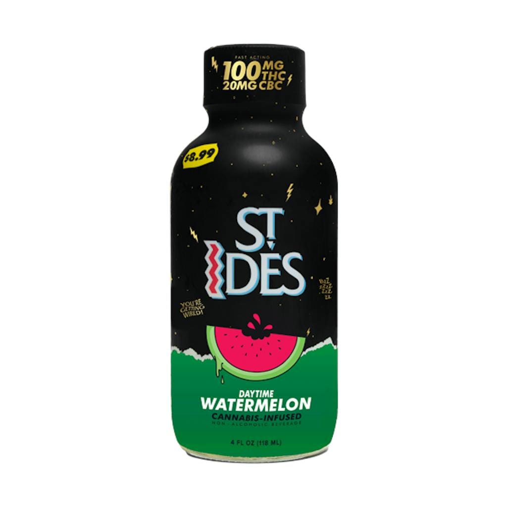 Daytime Watermelon - 100mg THC/20mg CBC - St Ides - WM Shot - 100mg/20mg - $9 - Drinks