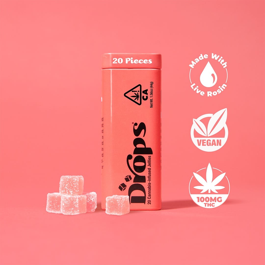 Watermelon - 100mg Rosin Gummies 20pk - Drops - Gummy - Indica Dom - $15 - Gummies