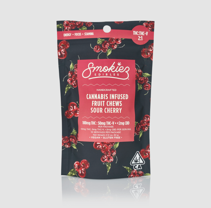 Smokiez Edibles — Thv Sour Cherry Cannabis Fruit Chews