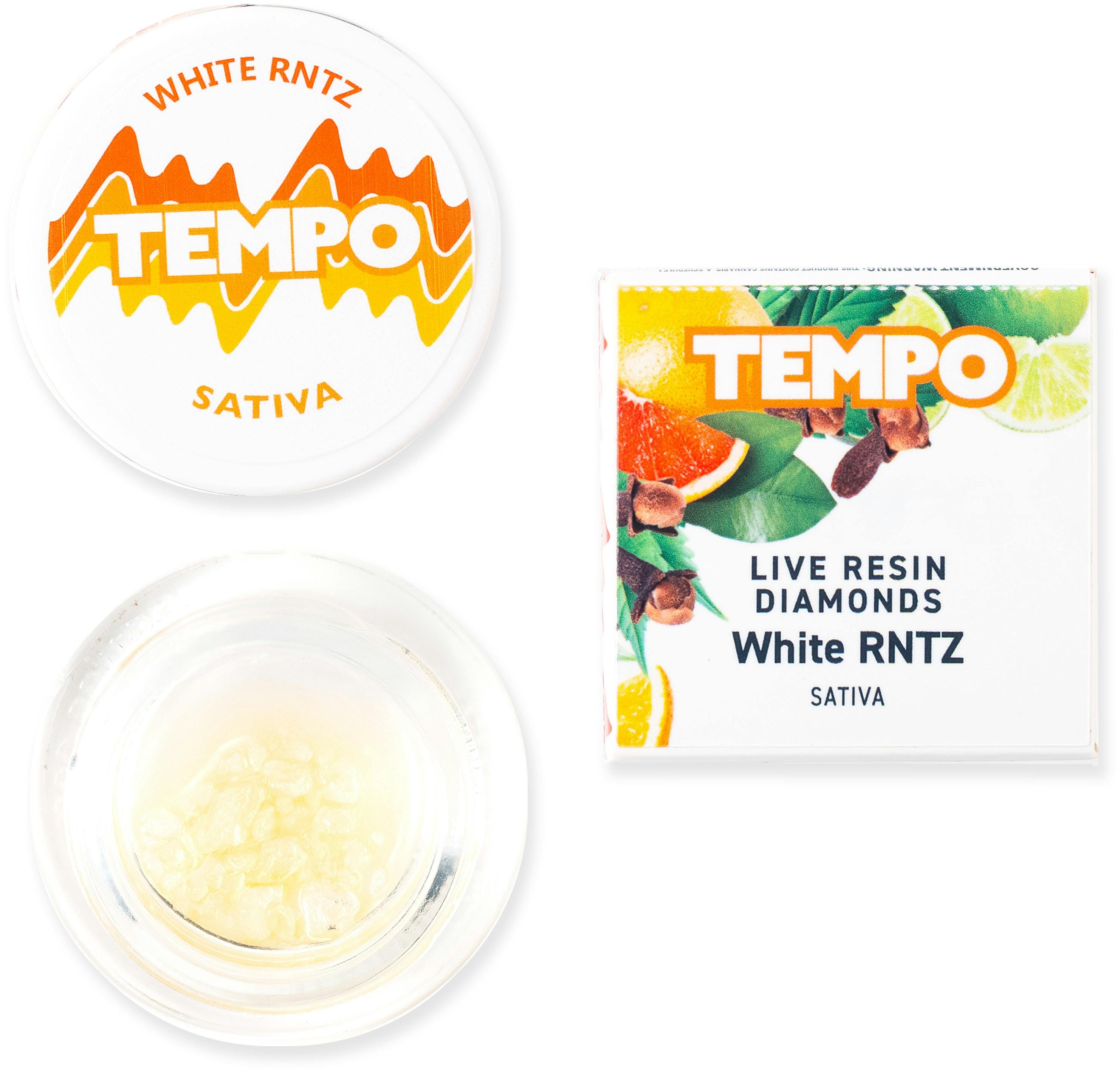White RNTZ Live Resin Diamonds (Sativa) - Tempo - White RNTZ Live Resin Diamonds (Sativa) - $20 - Concentrates