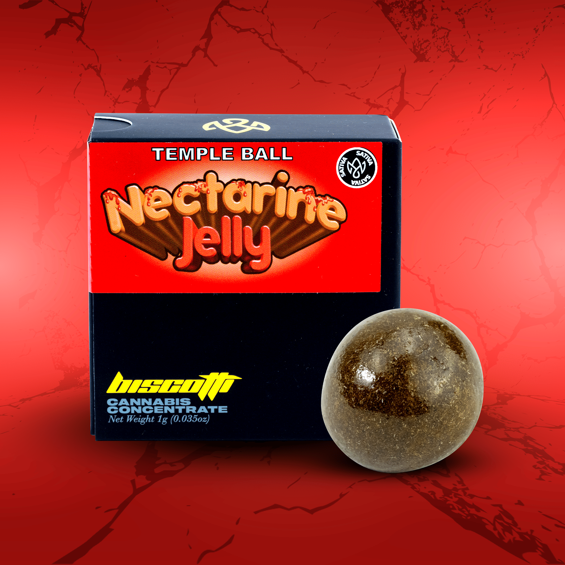 Biscotti: Nectarine Jelly - Temple Ball