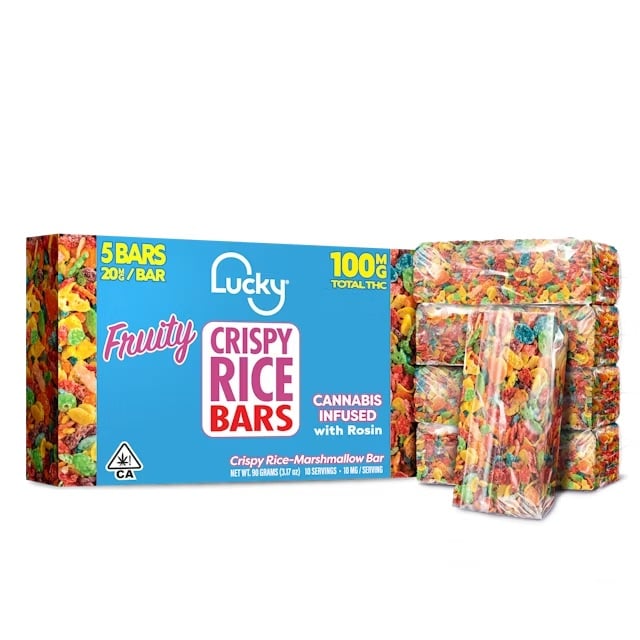 Lucky - Crispy Rice Bars with Rosin - Fruity - 100mg
