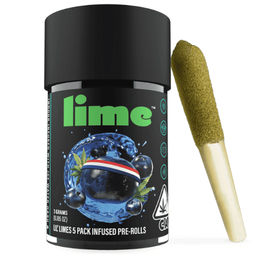 Blueberry Headband (H) Infused 5pk - Lime - Blueberry Headband (H) - $29 - Pre-Rolls