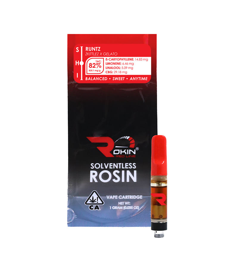 Runtz - 1g Rosin Cartridge - Rokin - 1g Cart - Hybrid - $25 - 510 Cartridges