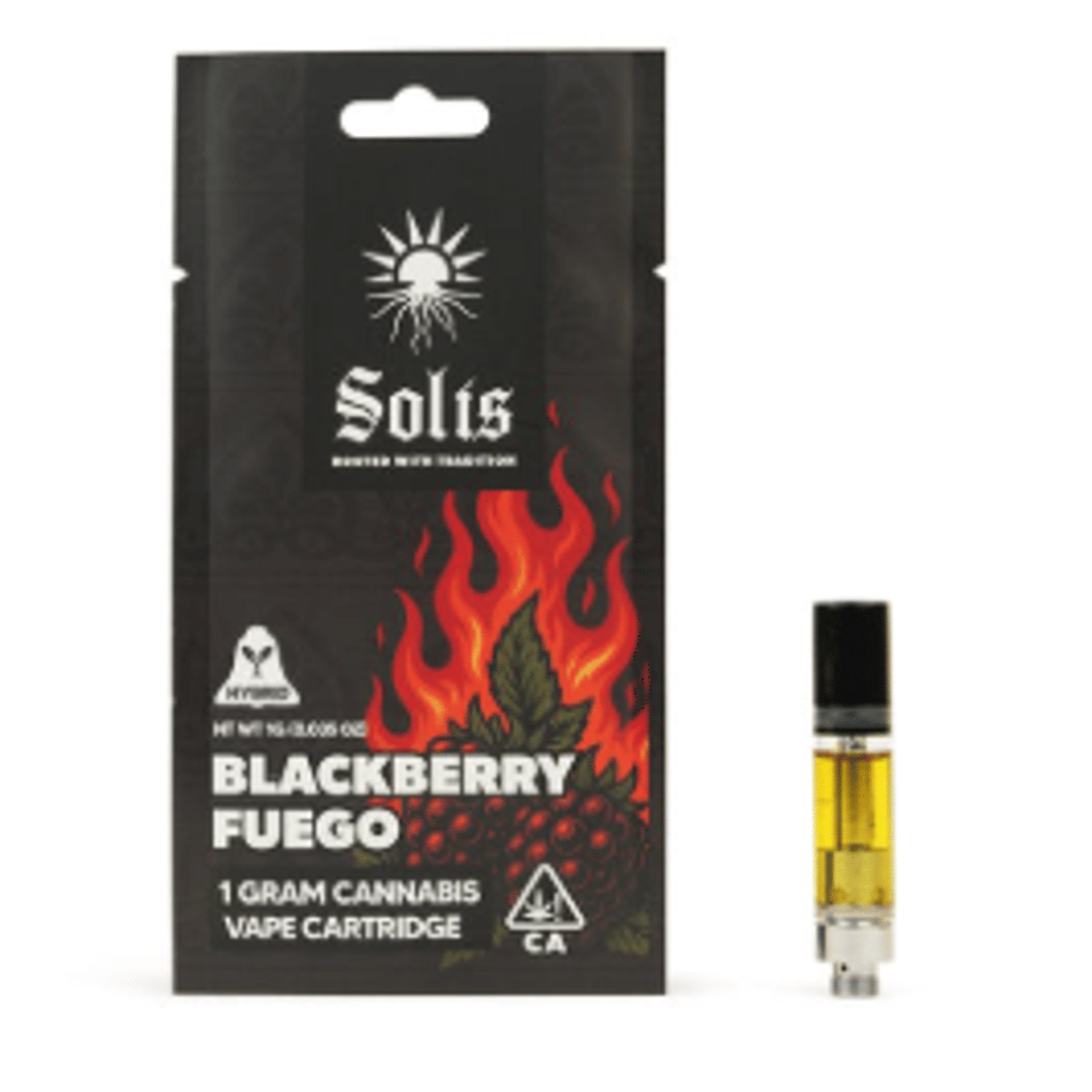 Blackberry Fuego Cart 1g - Solis - Vape - $16 - Vapes