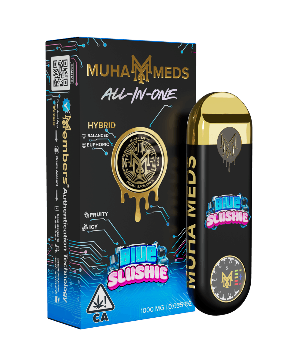 Blue Slushie | All-In-One | 1000MG - Muha Meds - Blue Slushie | All-In-One | 1000MG - $30 - Vape Pens
